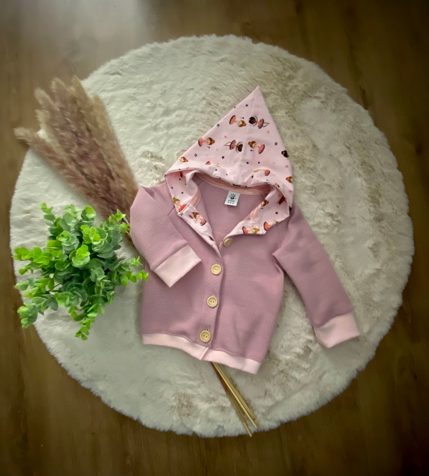 Babyjacke mit Zipfelkaputze