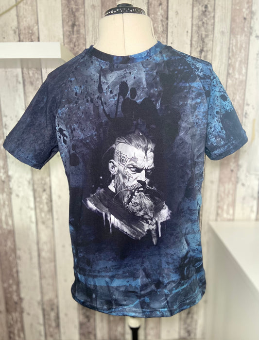 Herren T-Shirt mit Vikinger Print