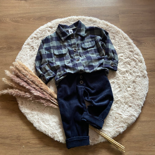 Flenellhemd+Cordhose